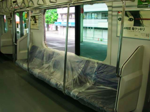 FG-5084（ガラス結合型） 列車使用例