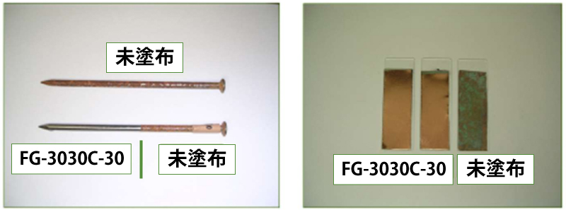 フッ素系防湿コーティング剤の有用性（対塩水性）